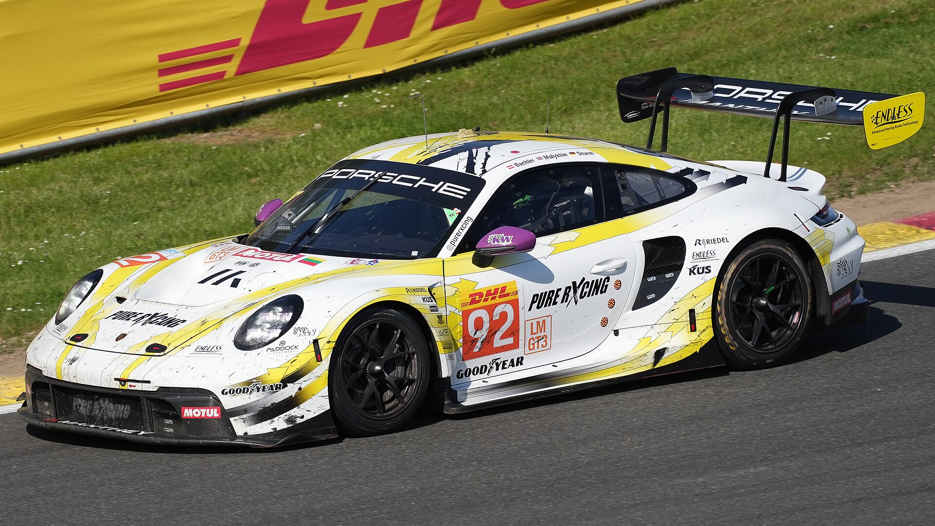 Porsche 911 GT3 R von Manthey in Spa 2024. Modellbild, nicht Razoon in Hockenheim 2026